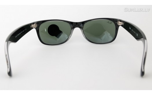 Ray-Ban New Wayfarer Color Mix Black Transparent (RB2132 6052 55mm) saules brilles